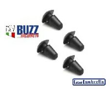 CASA Lambretta Rear Frame Plugs Set Of 4 in BLACK Rubber 004426