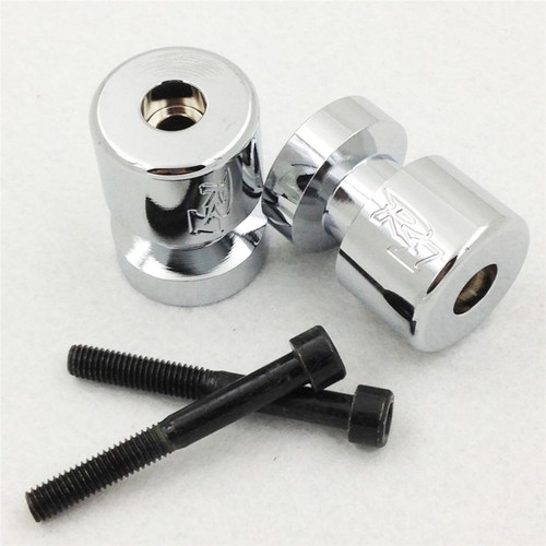 6mm chrome swingarm spools - chrome,