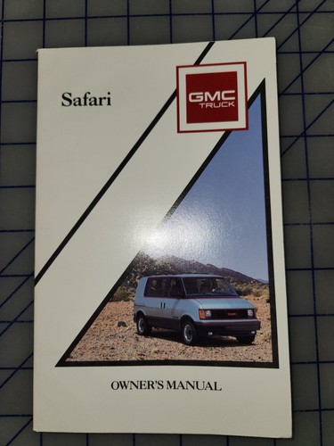 1990 gmc safari - owners, manual
