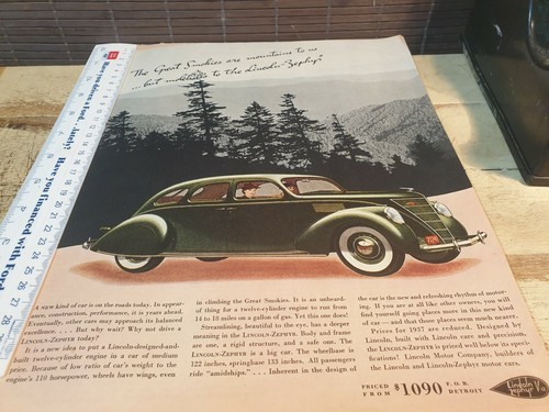 1937 lincoln zephyr - , usa