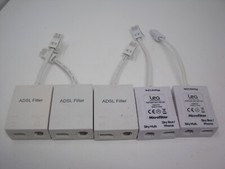 ADSL Microfilter BT Sky Micro Filter RJ11 Modem Telephone Broadband Set of Five