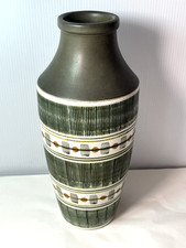 VINTAGE MCM LANGLEY POTTERY VASE GLYN COLLEDGE SYCAMORE PATTERN 60S DENBY