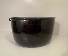 Vintage Black Enamel Cooking