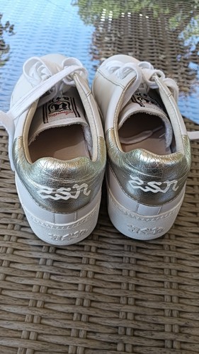 Ash platform leather white - ash,