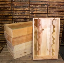 Plain Wooden Box Crate  -  SHALLOW TRAY SHOP DISPLAY MARKET STALL STORAGE