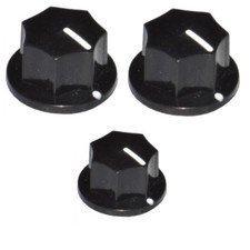 3 x JAZZ BASS BLACK ABS RETRO
