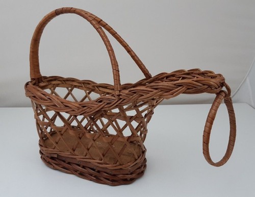 Vintage wicker wine - wicker, bottle