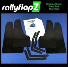 rallyflapZ | Mud Flaps to fit VW Golf Mk7 & Mk7.5 ESTATE Black 4mm PVC *Gloss