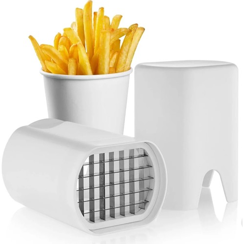 White french fry cutter - white, tool