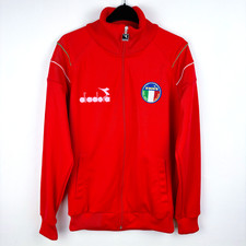 Authentic Italy 1986 Diadora  Retro Football Zip Track Tracksuit Jacket Anthem