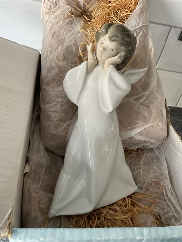 Vintage lladro mime angel - vintage, with