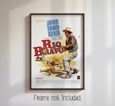 Rio Bravo John Wayne 1959 - High Quality Glossy Movie Poster