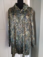 Kim & Co Green/Gold Multi Long