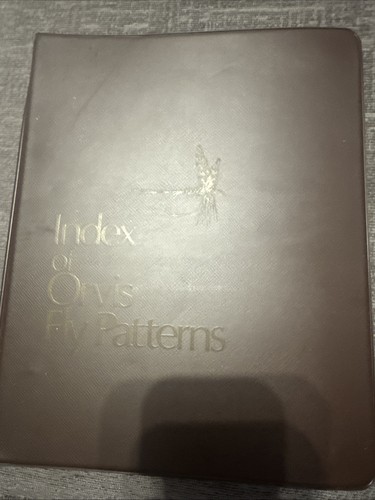 Orvis index fly patterns - index, of