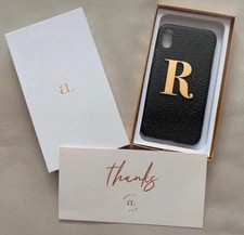 Jet black personalised phone