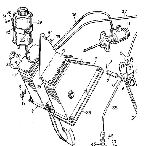 Land rover series - rover, clutch