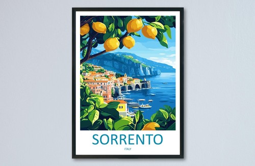 Sorrento travel print wall art - sorrento,