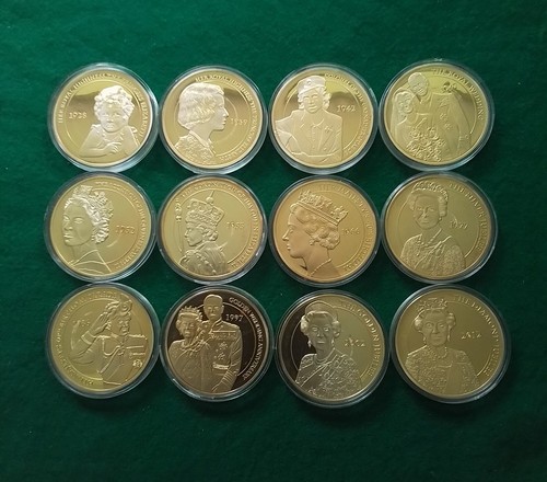 Gold plated proof - proof, 12