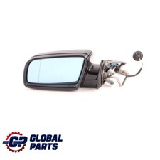 BMW 5 Series E60 E61 LCI M Sport Left Wing Mirror N/S High Gloss Carbon Black