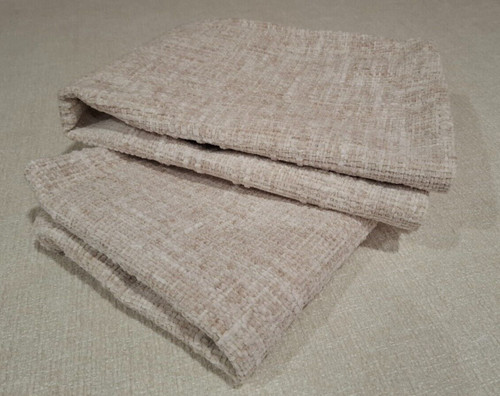 Grey beige textured chenille - beige,
