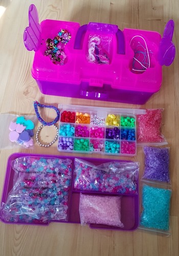 Bead box with beads - box,
