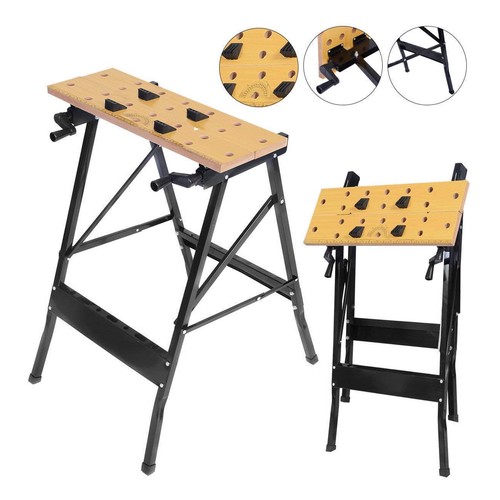 Folding portable workbench - folding,