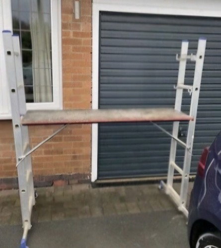Platform ladder used - platform,