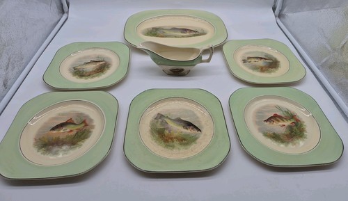 Vintage wood ivory ware plate - ware,