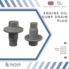 ENGINE OIL SUMP DRAIN PLUG FOR FORD C-MAX FIESTA FOCUS MONDEO GALAXY 1013938