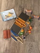 Playmobil 3126 Roadworks Set with Figures, Accessories, and Construction Tools