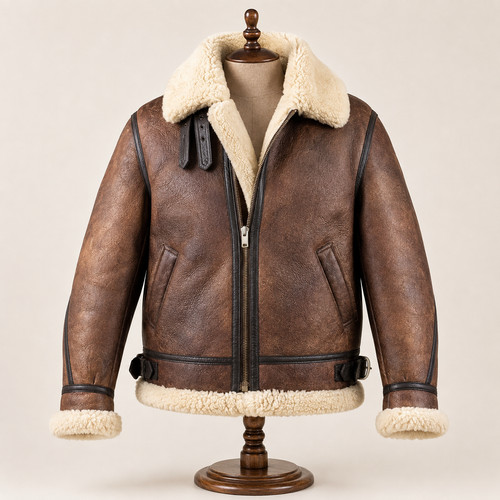 Men aviator shearling - b3,