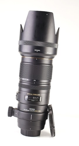 Sigma 200mm f2 8 - ex, dg