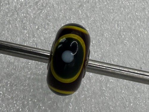 Trollbeads green eye glass - trollbeads,