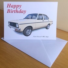 Ford Escort Mk2 1980 - 5 x 7in
