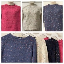 Next Ladies Chenille High Neck Chunky Knit Jumper Sizes XS-XL Petite/Regular