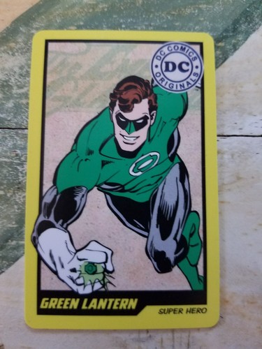 Comic arcade card green - dc,