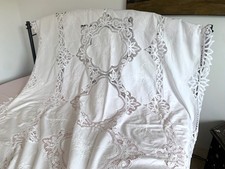 Antique White Tablecloth Lace