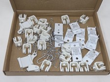 Curtain Track Glide Rail White