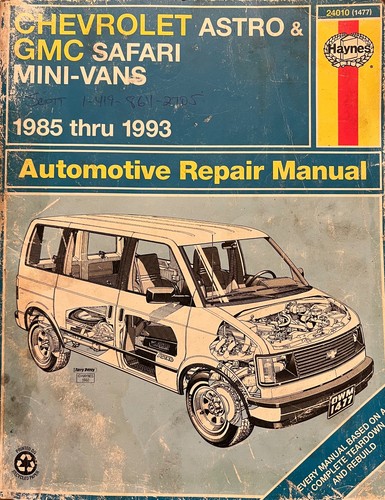 Chevrolet astro gmc safari - astro,
