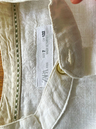 Zara boys white button - zara,