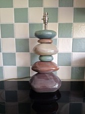Vintage large ceramic pebble - vintage,