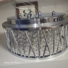 Silver/ Crystal Chandelier