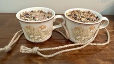 Pair Of Vintage Tea Cup Bird