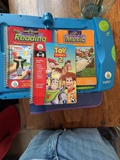 Leap Frog Leap Pad Learning System books with bag read description 