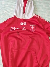 HULL KR 2025 OLIVER GILDART WORN AND SIGNED HOODIE Size LARGE