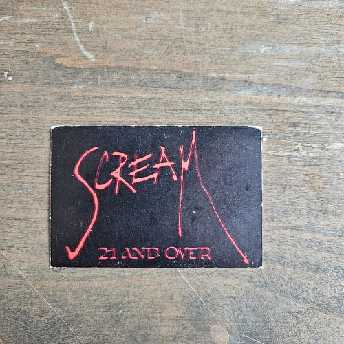 Rare 1980 scream - scream, club