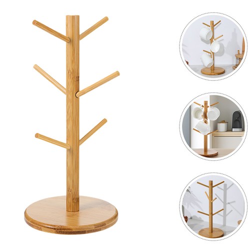 Reusable bamboo mug holder - bamboo,