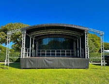OUTDOOR TRAILER STAGE FOR HIRE