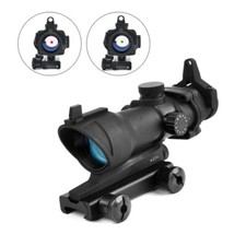 AIRSOFT RED & GREEN DOT OPTICAL ACOG SIGHT SCOPE 1X32 - UK STOCK