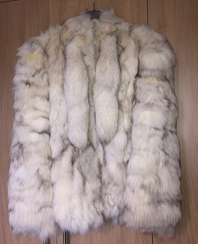 Genuine blue fox - genuine, two